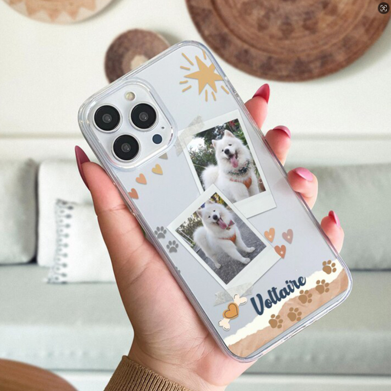 Personalisierte Handytasche Individuelles Haustier Foto Niedliches Geschenk für Freunde