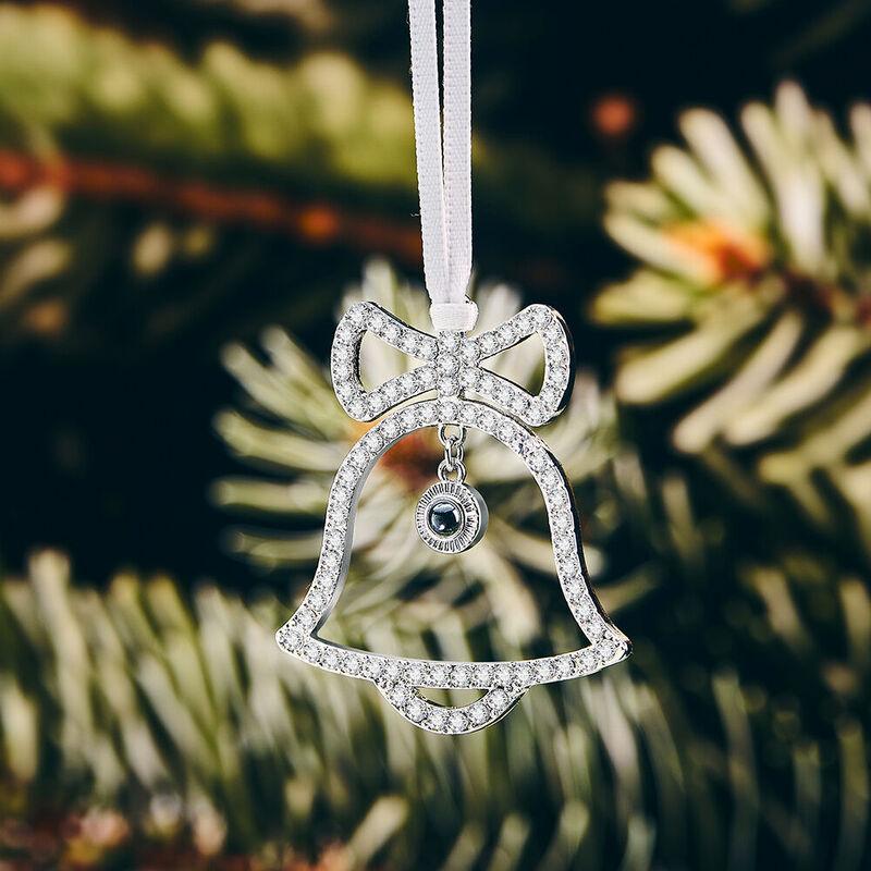 Personalized Bell Christmas Projection Hanging Ornament Interesting Home Decoration