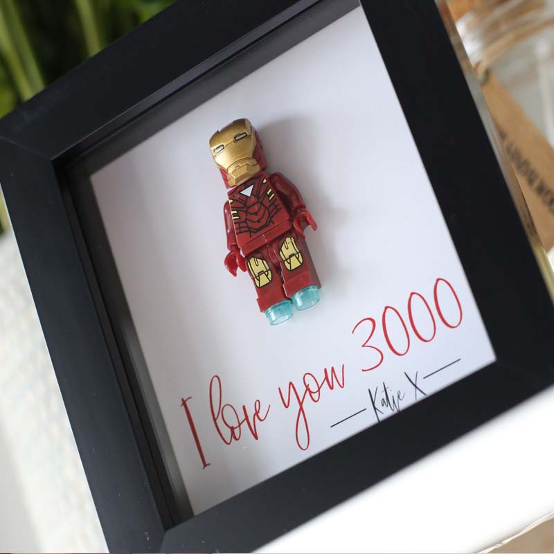 "I Love You 3000" Personalised Superhero Frame