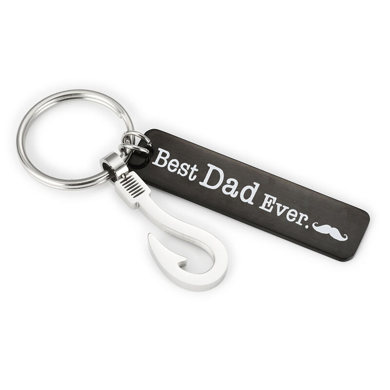 "Papas Liebe" Personalisierter Schlüsselanhänger mit Wunschgravur