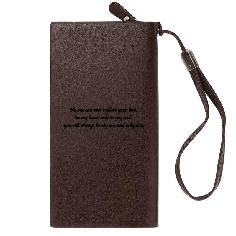 Custom Photo Engraved Wallet Leather Men's Wallet-Lovely Baby