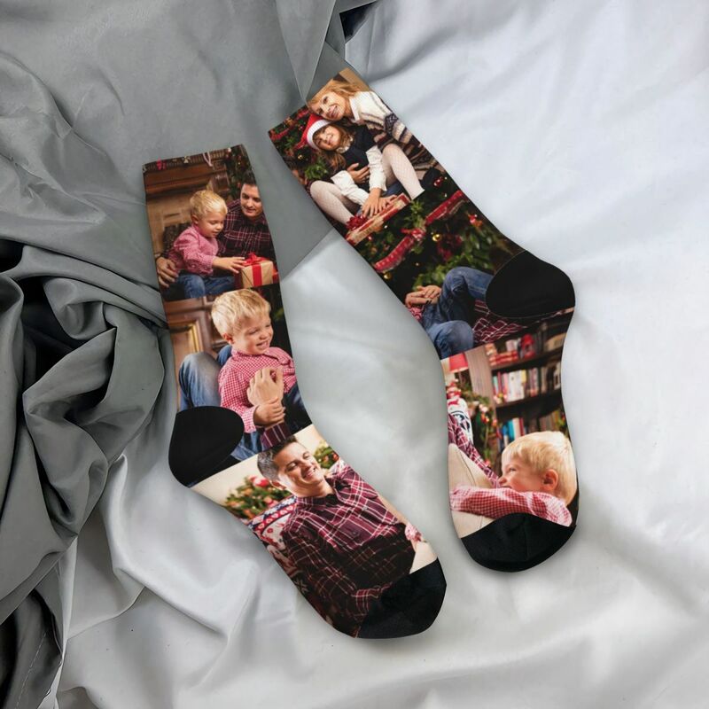 Personalized Face Socks That Can Be Customized with Multiple Photos as a Gift for Family