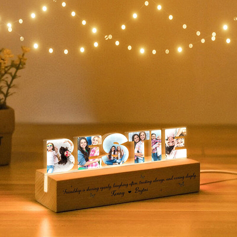 Personalized Picture Night Light Creative Present for Besite