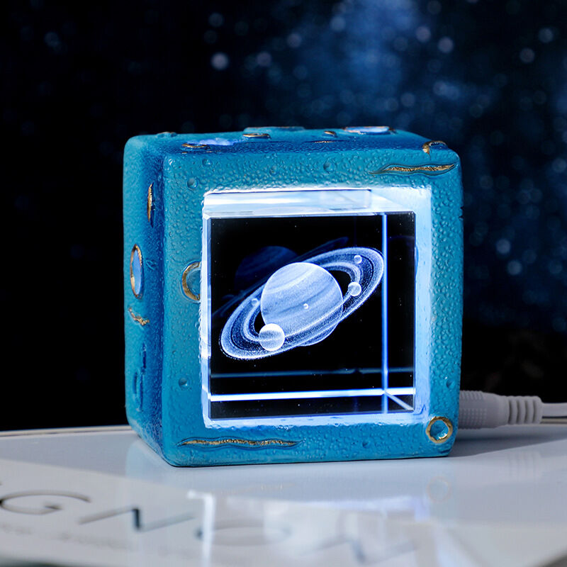 Galaxy Cube Crystal Night Light Perfect Gift for Your Love
