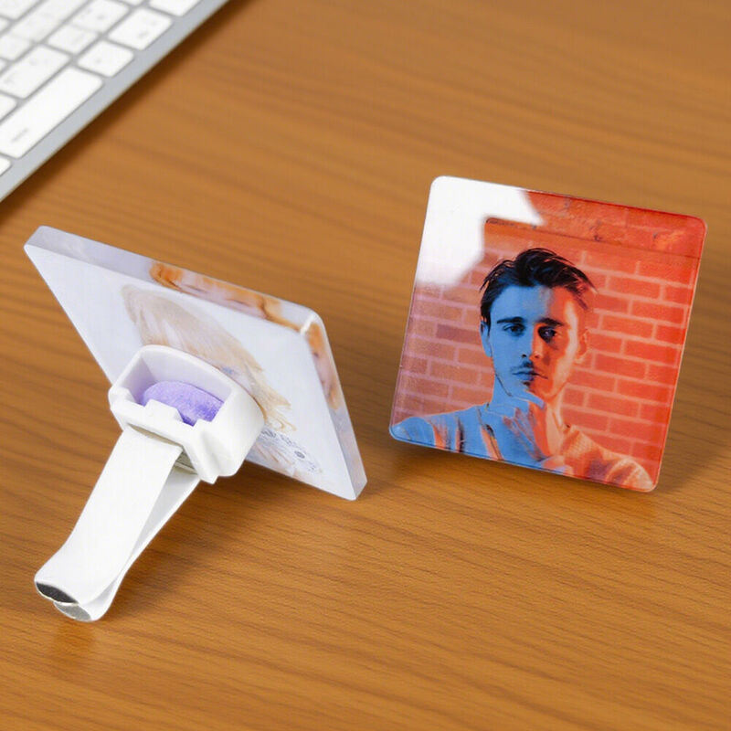 Personalized Car Air Vent Clip Glass Crystal Custom Photo Aromatherapy Accessories for Her