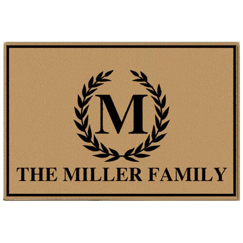 Personalisierte Fußmatten Mit Namen Mit Logo Für Familien