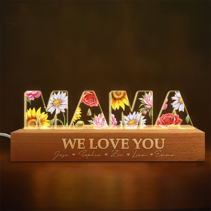 Personalized Led Custom Letter Lamp Beautiful Mother's Day Gift