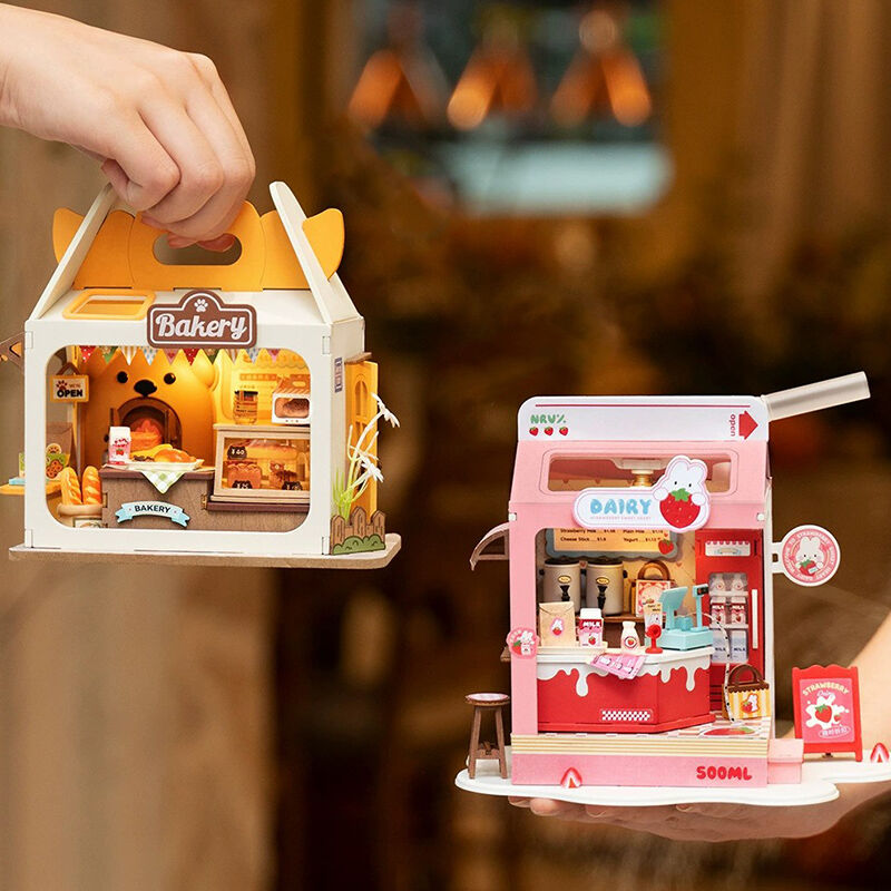 DIY Milk Box And Bread Box Miniatures Cute Gifts For Girls