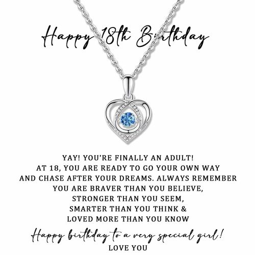 Gift for Kid "At 18, You Are Ready To Go Your Own Way And Chase After Your Dreams" Necklace