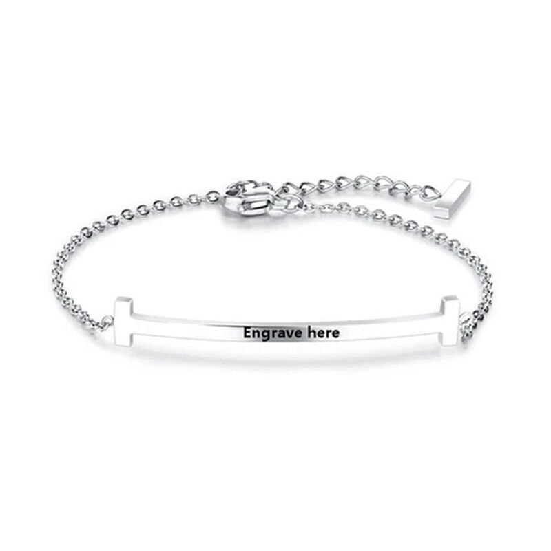 "Be My Love" Personalized Engraved Bracelet