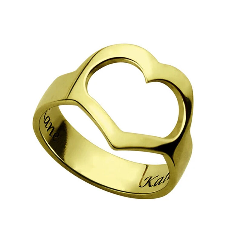 "Our Love" Personalized Engraving Ring