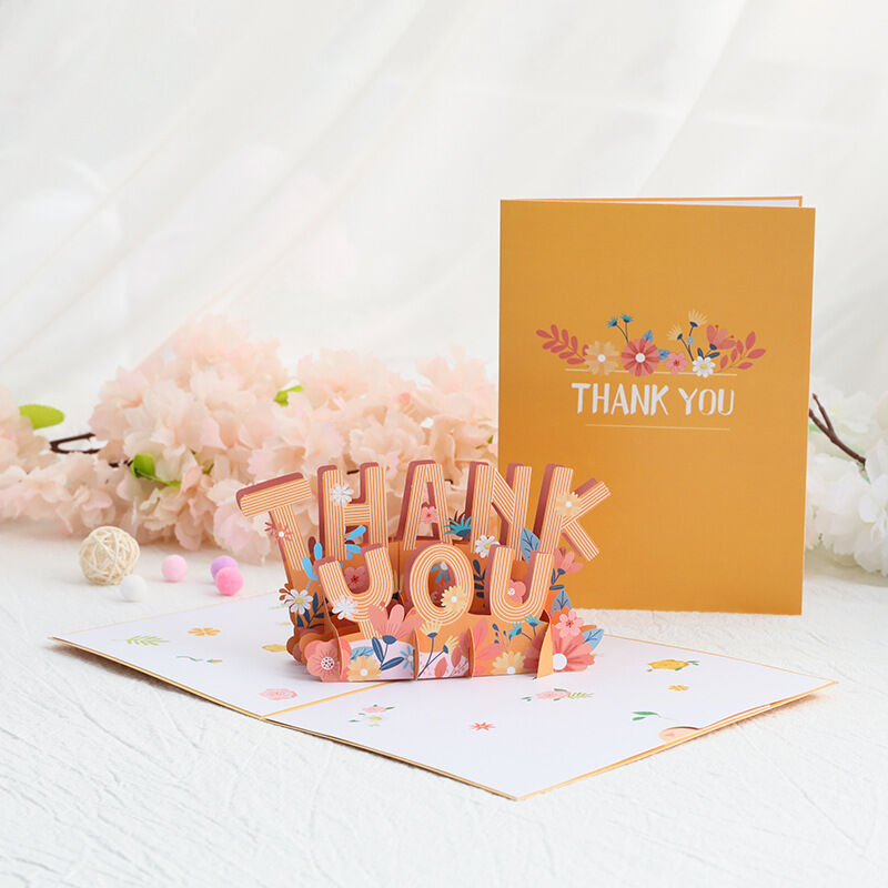 3D Hollow Pop Up Card"Thank You"for Thanksgiving