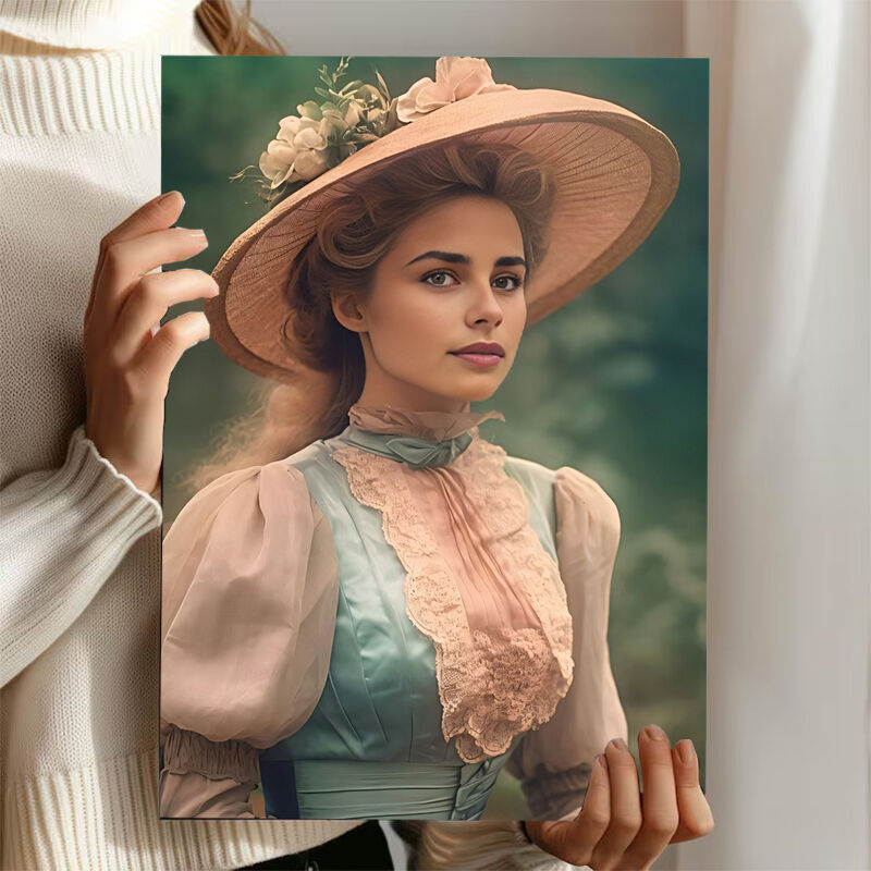 Personalized Historical Portraits with Custom Face Swap Unique Present for Her