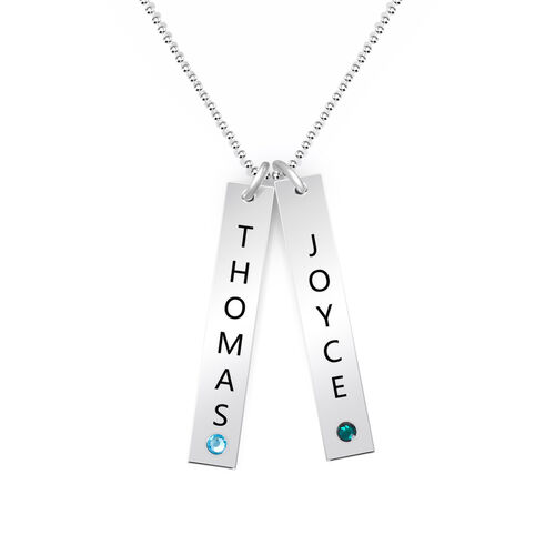 "Ever Us" Personalized Bar Necklace