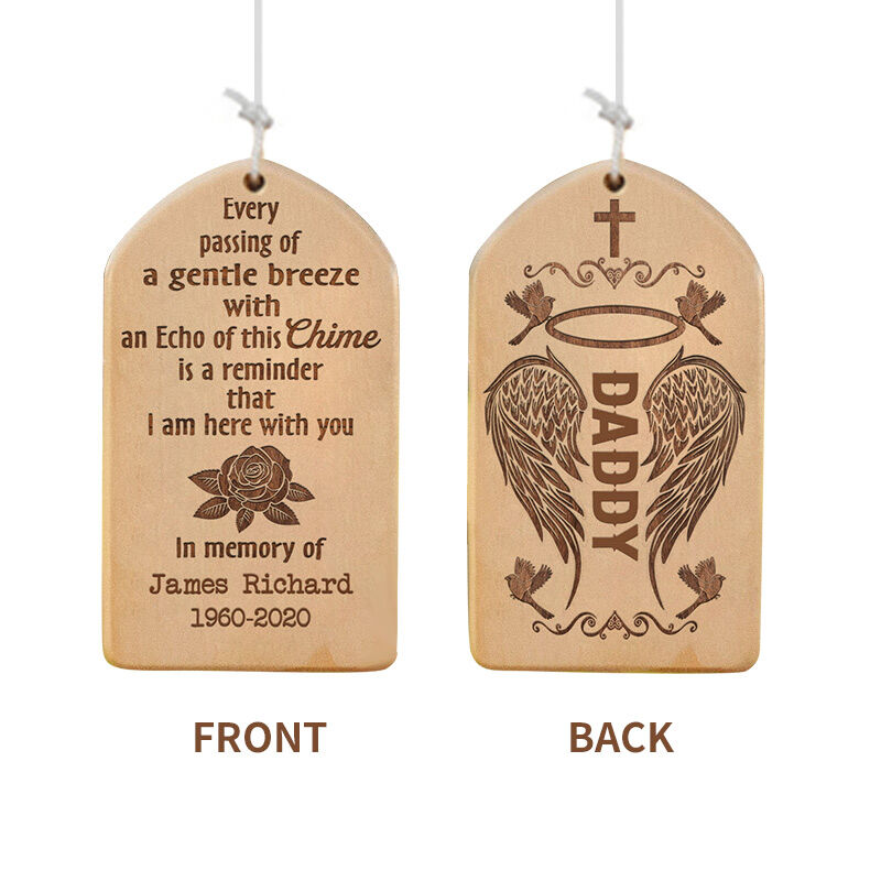 "In Memory Of Daddy" Custom Wind Chime