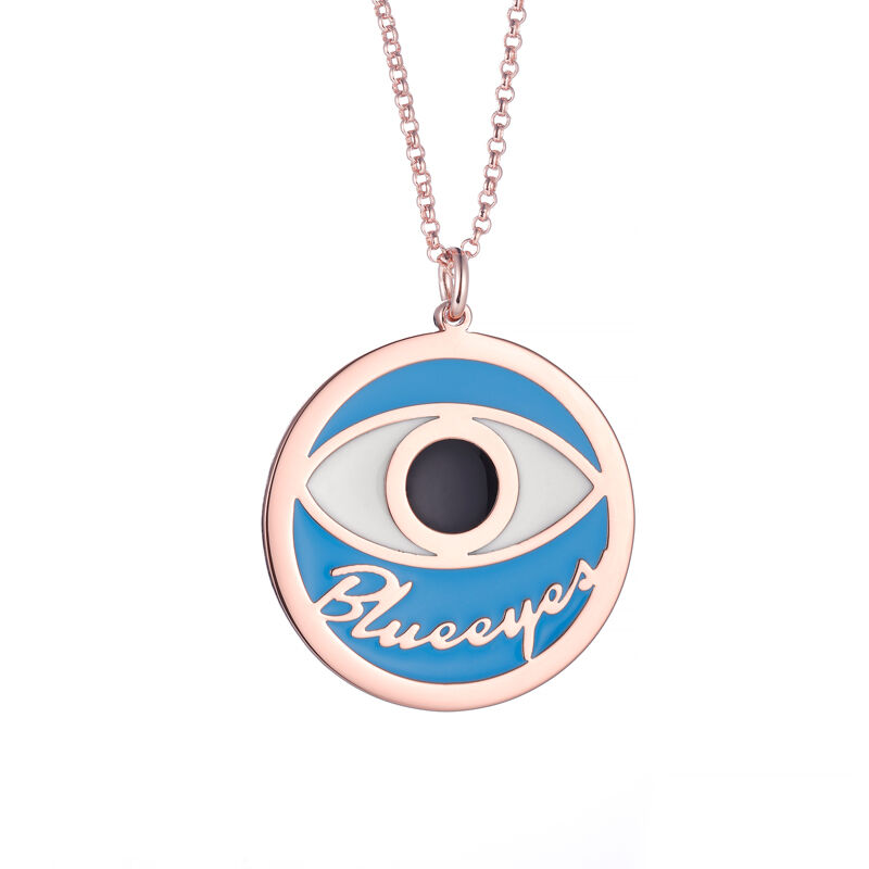 "Big Eye" Personalized Engravable Necklace