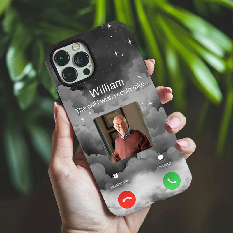 Personalisierte Handytasche Individuelles Foto Gedenkgeschenk für verstorbene Angehörige