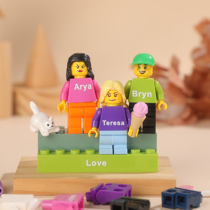 Personalized Minifigures Creative Christmas Gifts for Parents