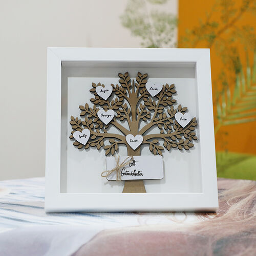 Personalized Custom Family Tree with 1-12 Names