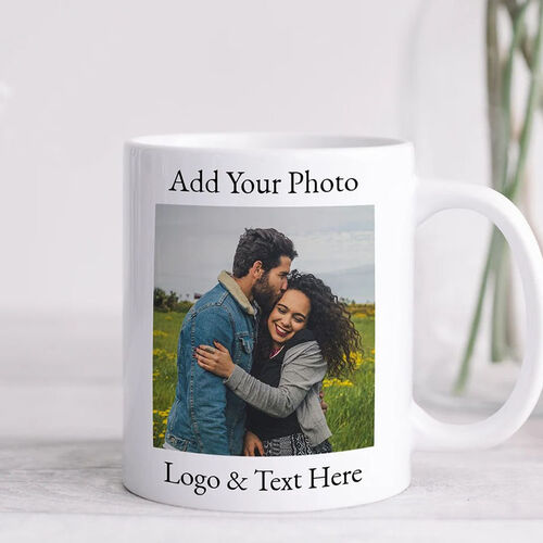 Tazza Personalizzata con Foto e Incisione per Coppia