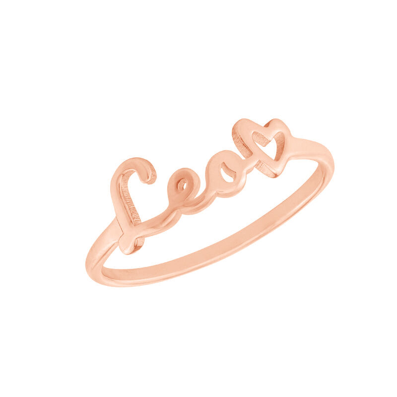 "Lover In The Side" Personalized Engraving Ring