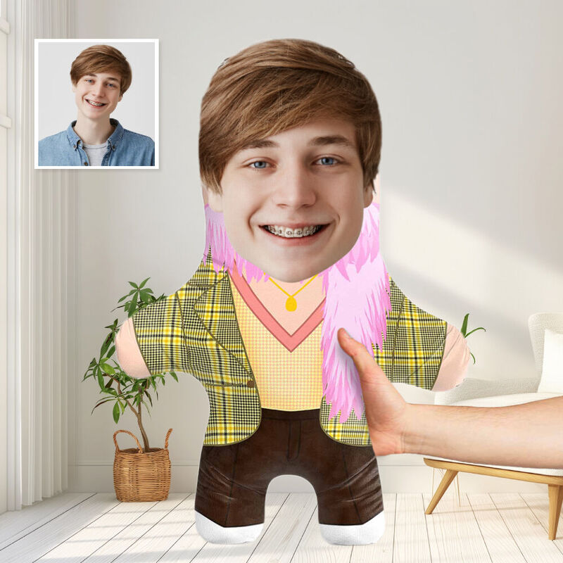Custom Face Pillow Add Photo Pop Star Creative Gifts for Friend