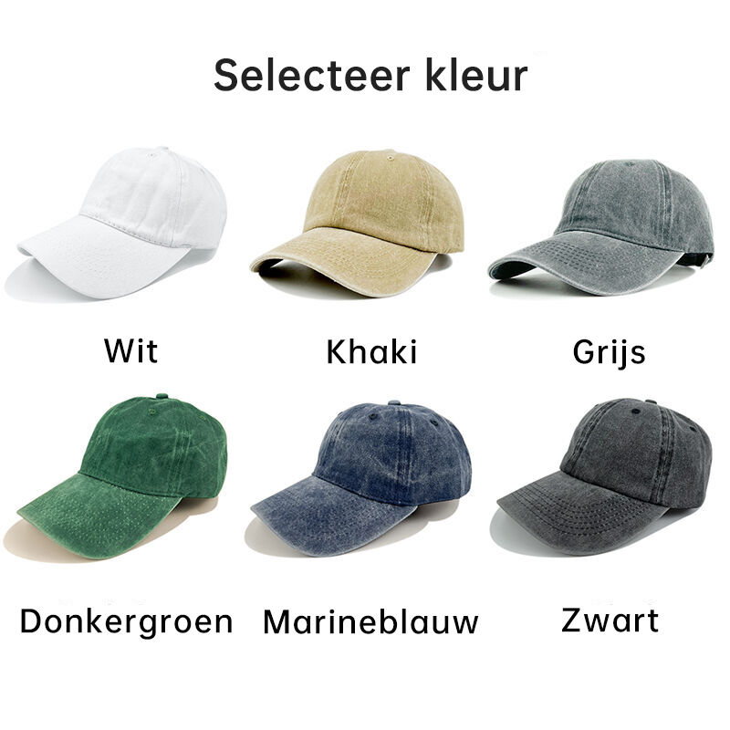 Gepersonaliseerde hoed aangepaste kleur foto ontwerp perfect cadeau voor vaderdag