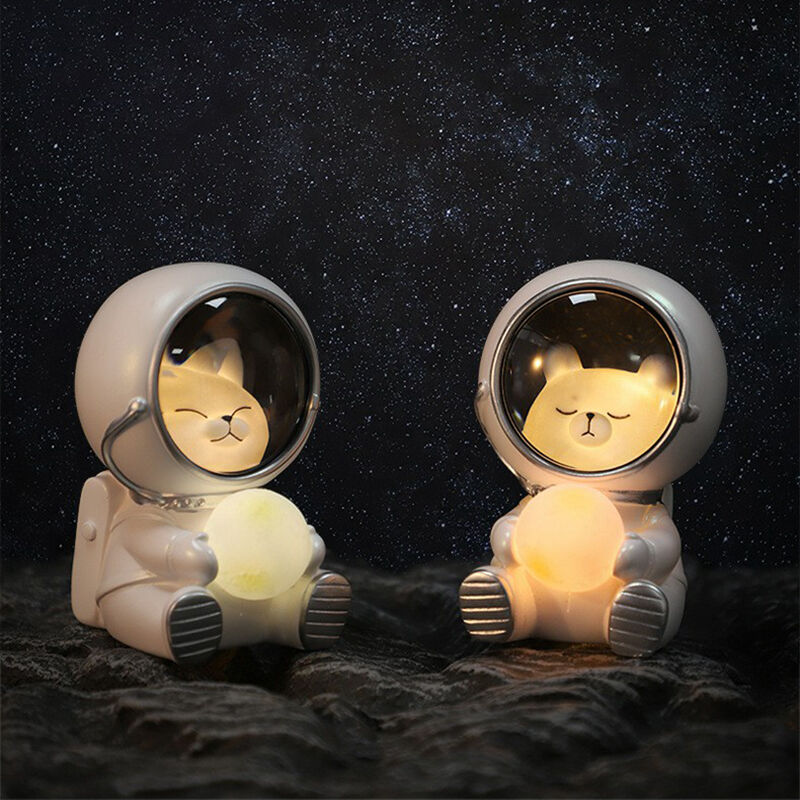 Cute Pet Astronaut LED Lamp Best Gift for Family