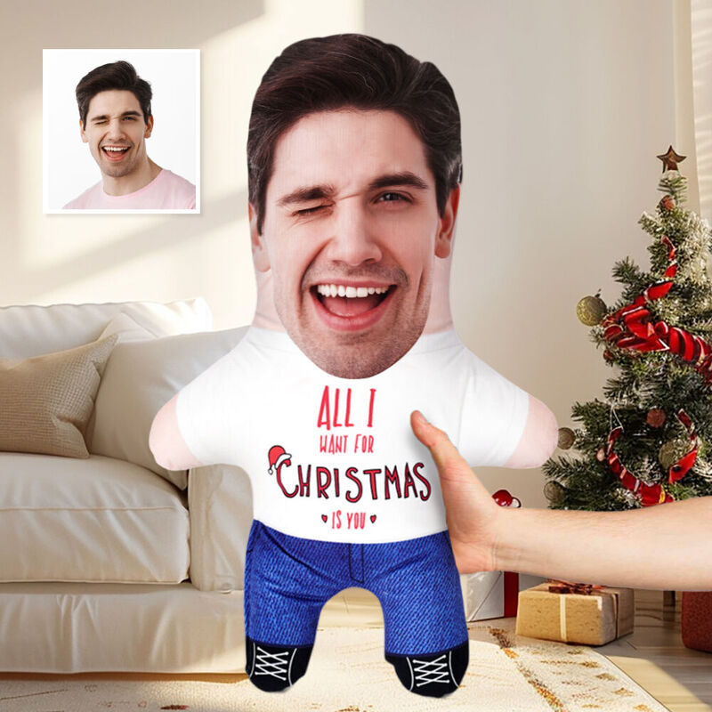 Coussin Oreiller personnalisé Cadeau de Noël pour couple