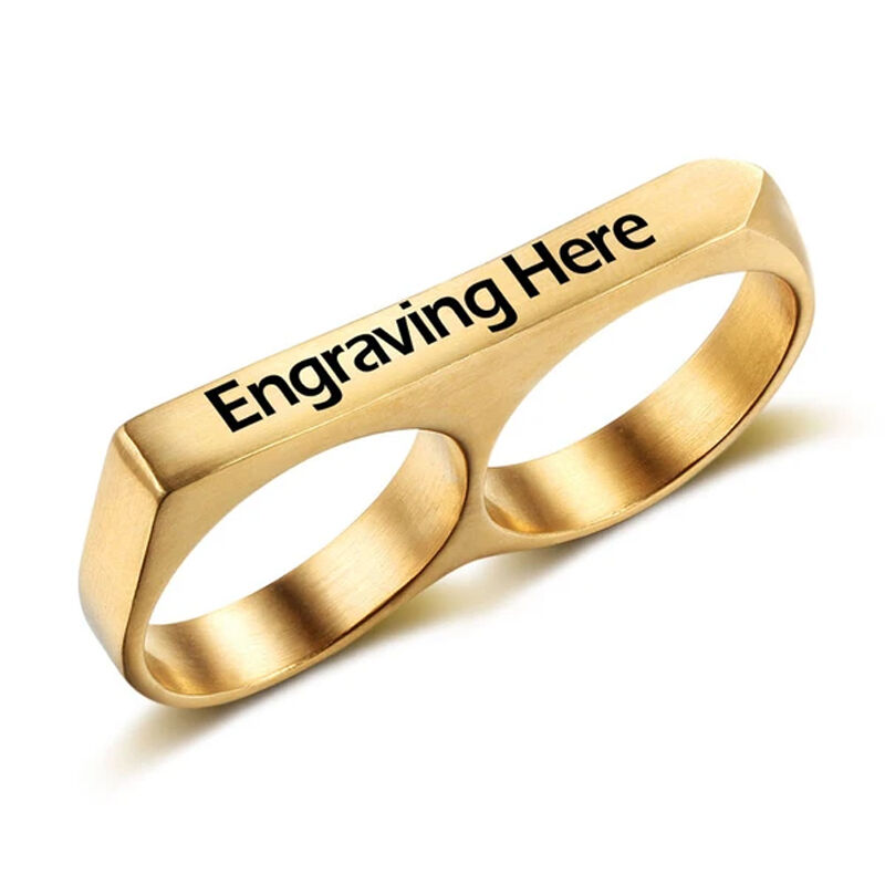 "I Find Myself" Personalized Engraving Ring