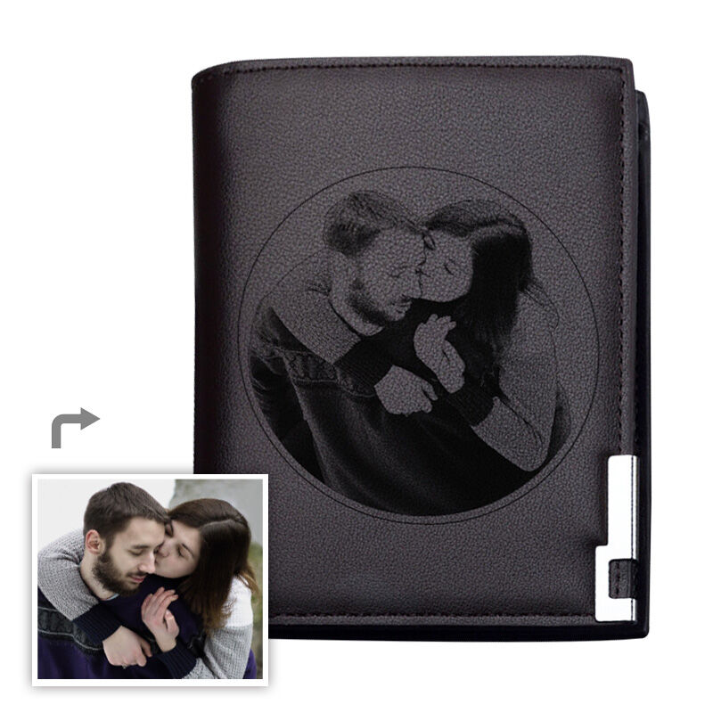 "Remember You" Custom Engraved Photo Wallet