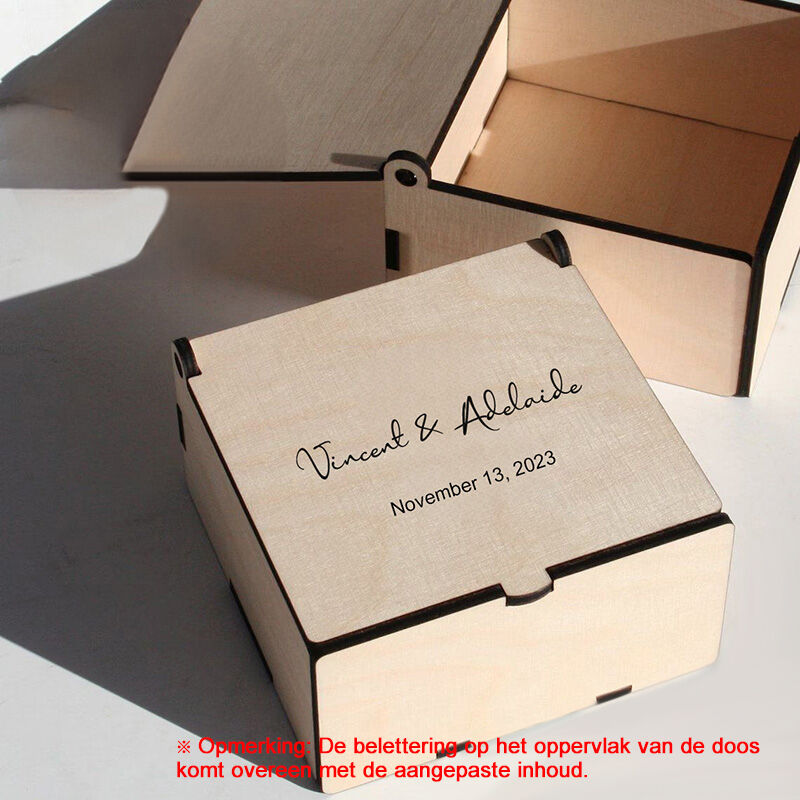 Gepersonaliseerd gastenboek aangepaste naam met paar en boom patroon voor bruiloft