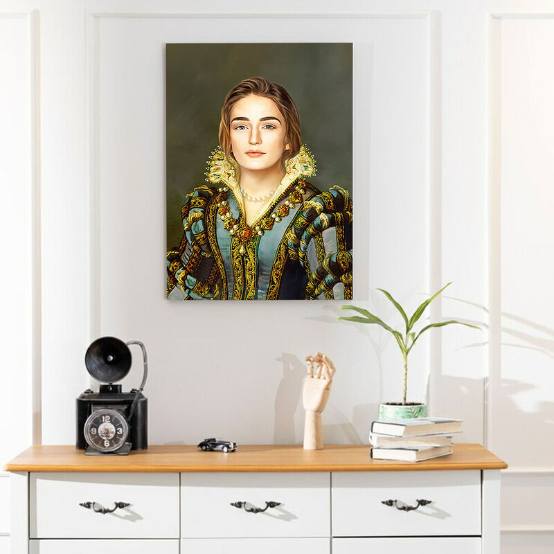 "The Duchess" Personalized Royal Photo Frame Customized Head Photo for Her