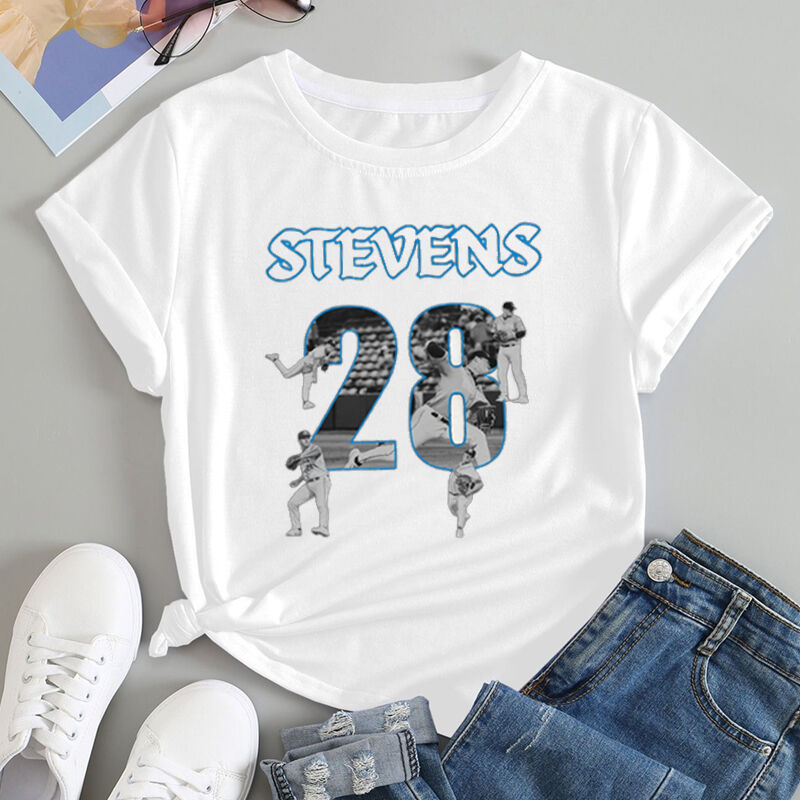 Personalized T-shirt Custom Photos Capture The Moments Of The Game Perfect Gift for Sports Lovers