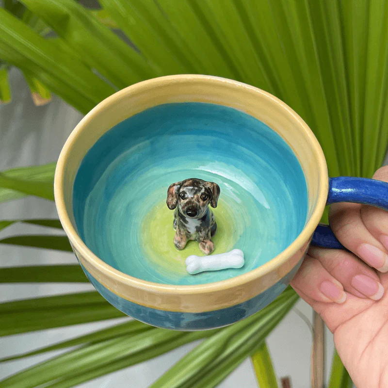 Personalized Ceramic Handmade Pet Mug Creative Gift for Pet Lovers