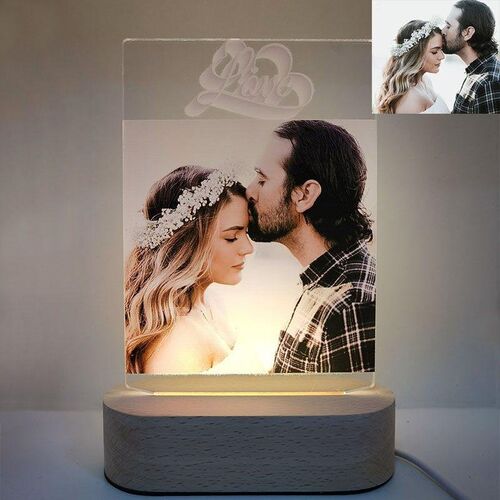 LED Lampada Personalizzata con Foto
