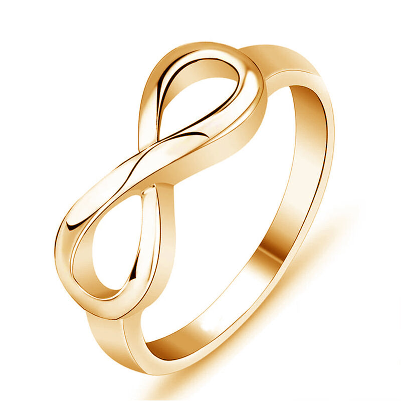 "Love Have No Reason" Personalized Infinity Ring