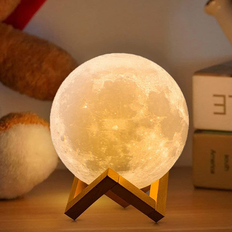 Touch 2 Colors-"My Son You Are Braver"Love Letter Moon Lamp Warm Gift