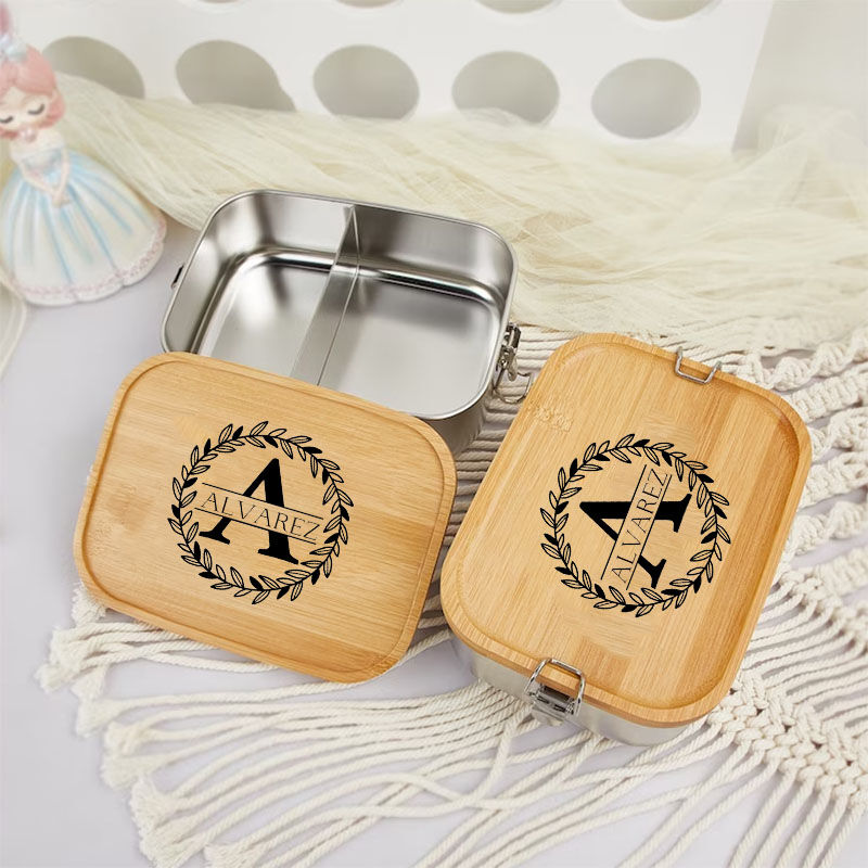 Personalized Lunch Box Custom Name Logo For Kids