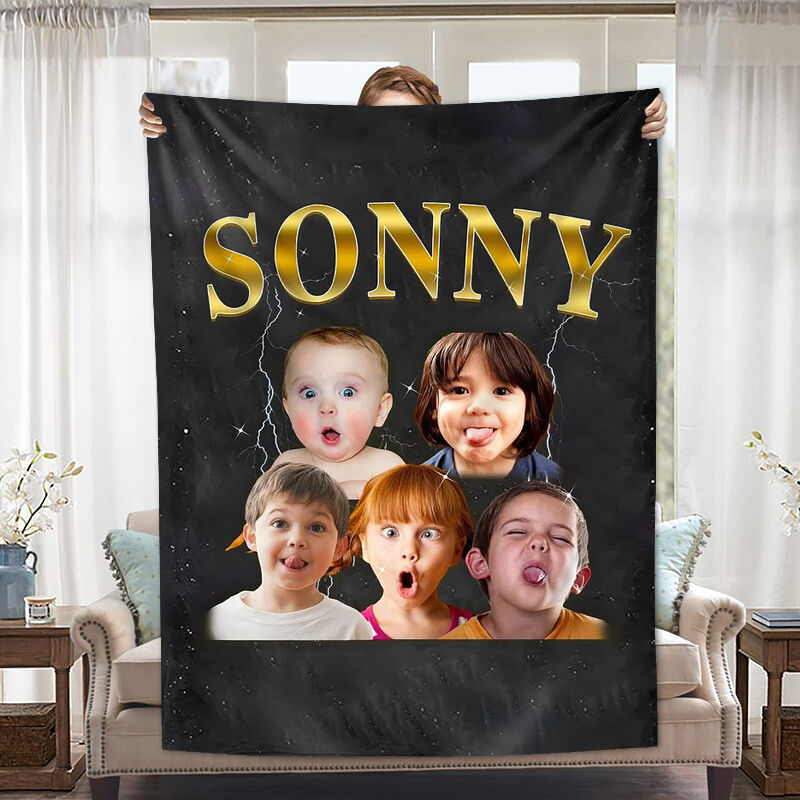 Personalized Picture Blanket Interesting Present for Family