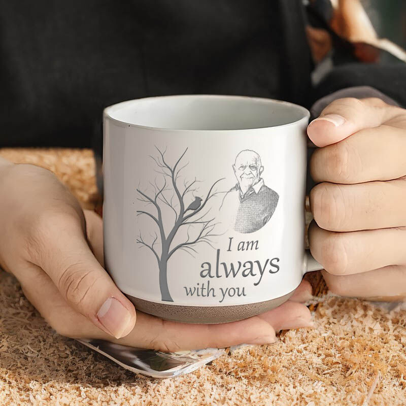 Personalized Ceramic Mug Custom Photo Memorial Gift For The Passed One