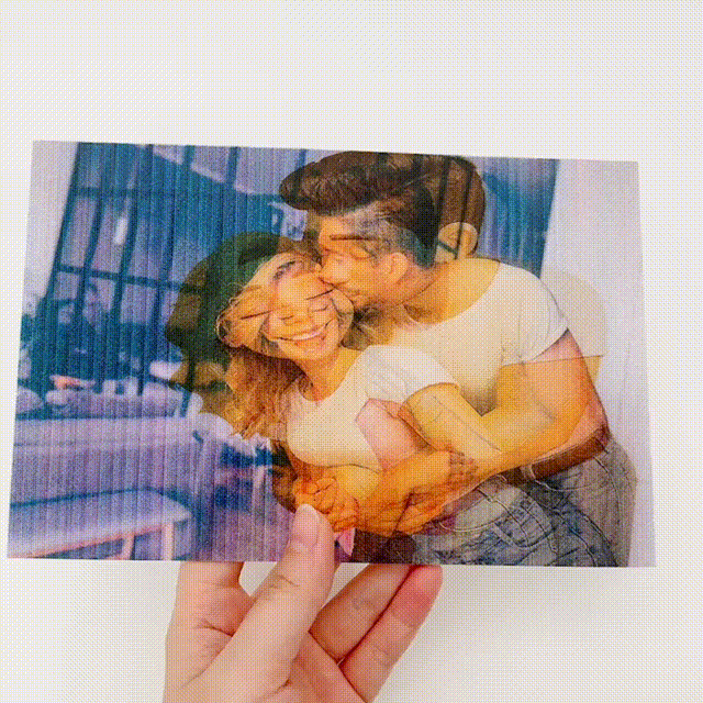 Personalized Lenticular Photography Art Photo Acrylic Ornaments