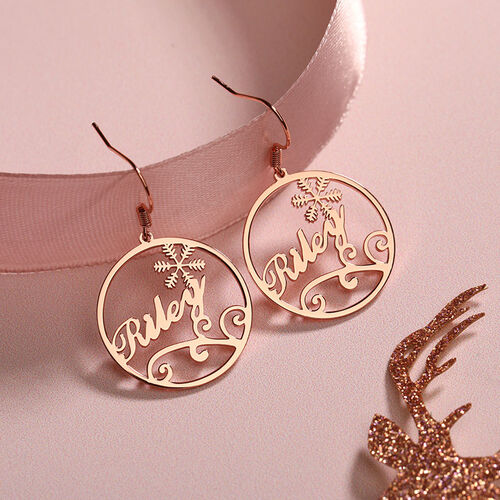 "Your Way" Personalized Name Earrings