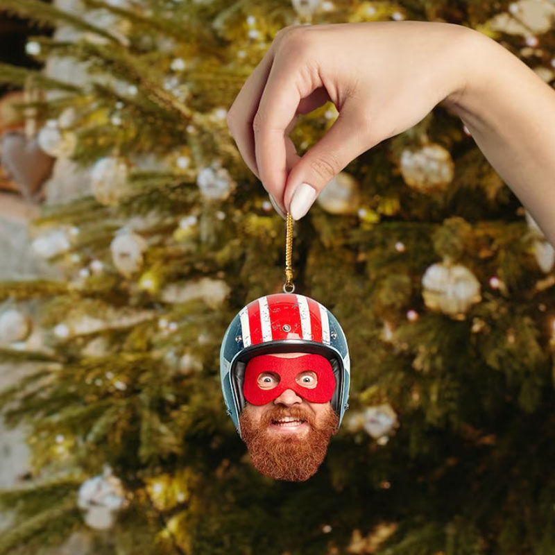 Personalized Custom Photo Funny Christmas Ornament