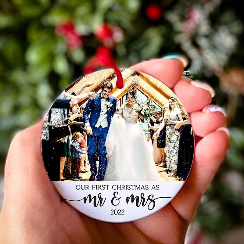 Personalized Ornament Ornament Custom Couple Photo For Christmas