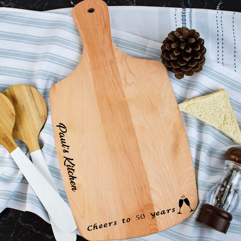 Personalized Name Charcuterie Board with Funny Present for Family