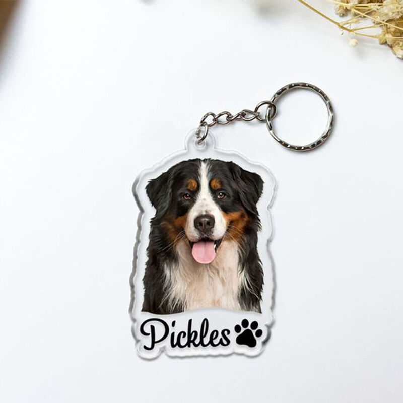 Personalized Acrylic Photo Keychains For Pet Lovers