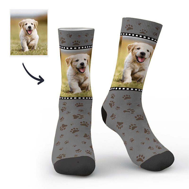 Personalized Photo Claw Socks Gift for Pet Lover