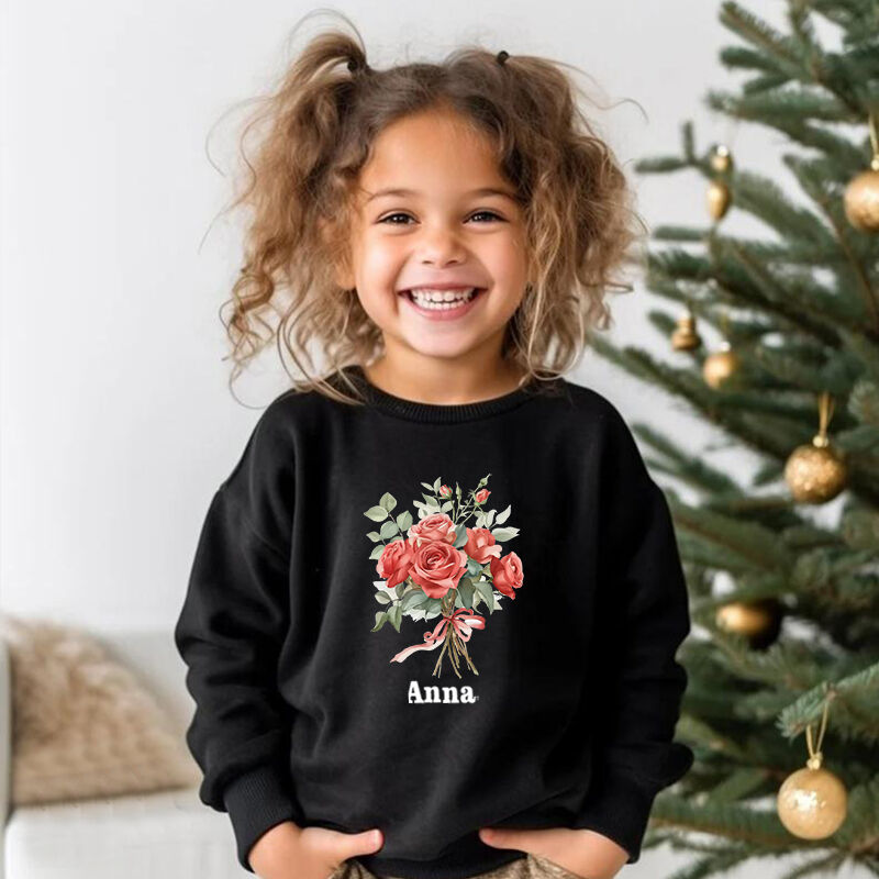 Gepersonaliseerde sweatshirts voor kinderen Gepersonaliseerd verjaardagschilderij Leuke verjaardagscadeaus voor kinderen