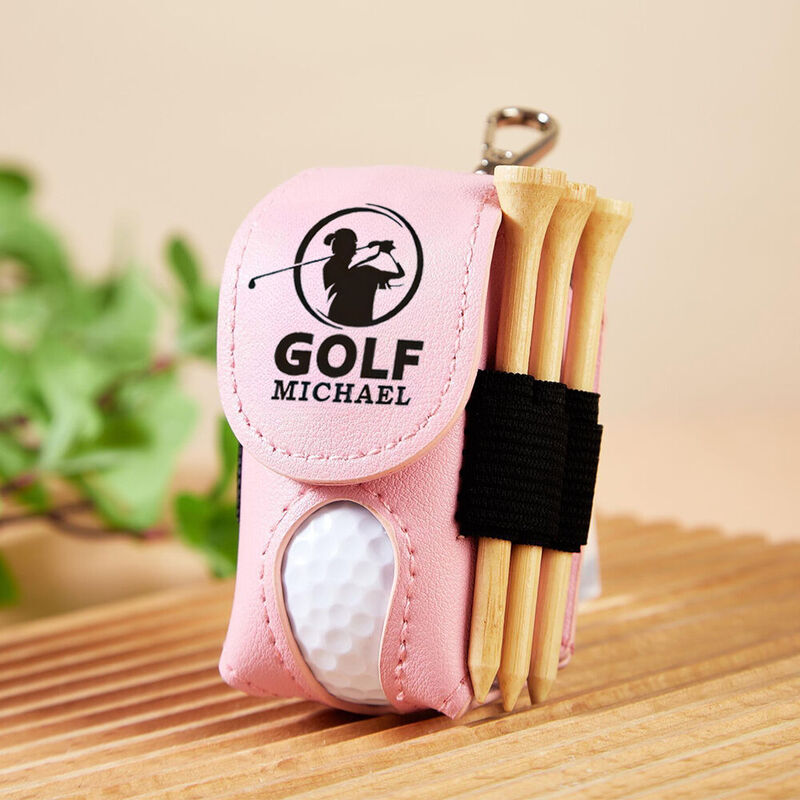Anpassade golfväskor för män och kvinnor Golfväska i läder Alla hjärtans dag Gåvor för par